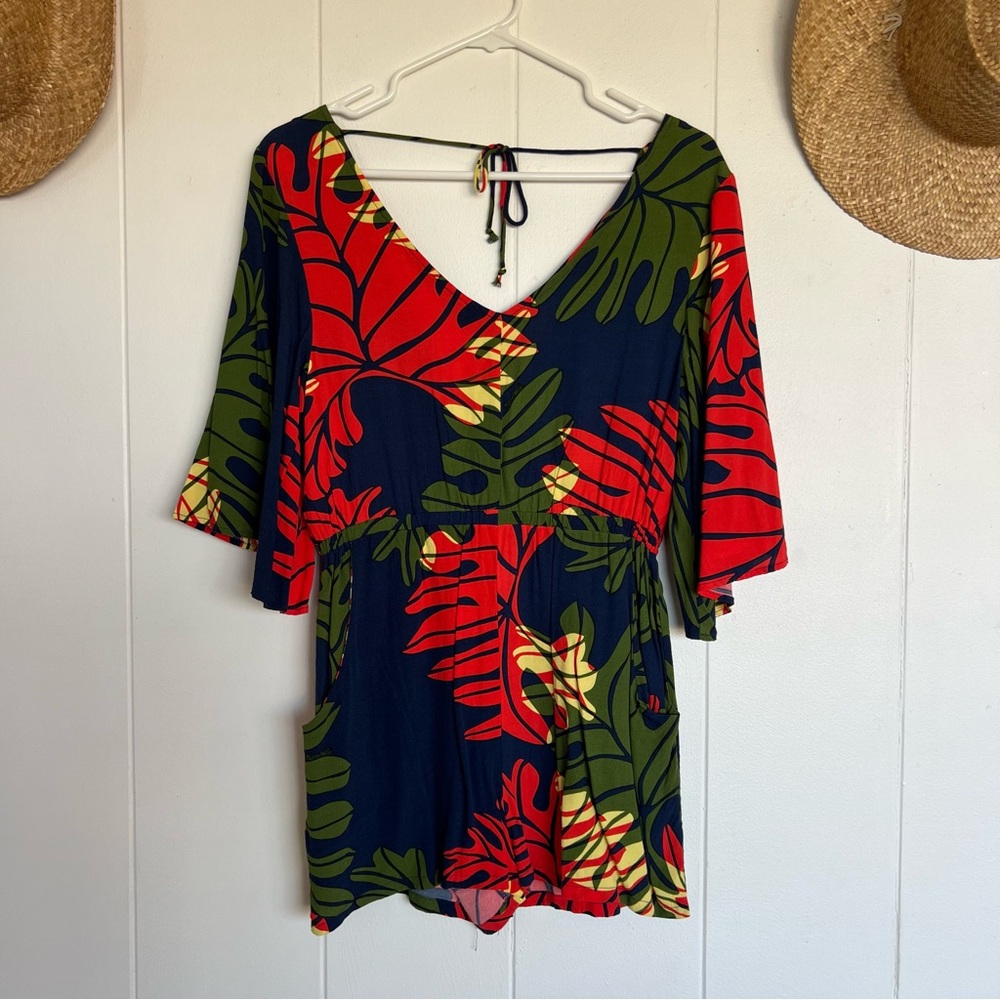 Manuheali’i monstera romper